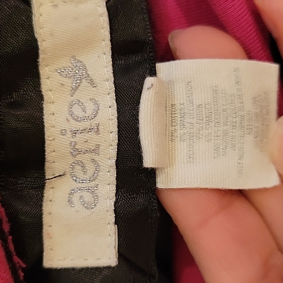Like New aerie Black Foldover Hot Pink Wide Leg Yoga Pants - Picture 4 of 4